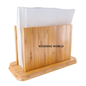 Manufacturer of Wooden Napkin Holder Classic Stylish Handmade <b>Tissue</b> Holder Top Selling Designer Wooden Napkin Holder - Product Image 2