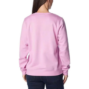 Soft <b>Women's</b> Long Oversized Crew Neck 100% Cotton Fleece Pullover Cozy Warm Breathable Streetwear Casual <b>Winter</b> Fashion <b>Top</b> - Product Image 2