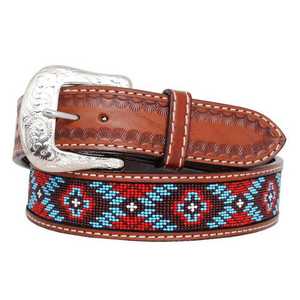 Calidad Premium por encargo estilo occidental cuero de vaca con cuentas diseño a mano aleación estilo Vintage fabricante superior proveedor - Product Image 1