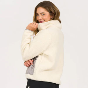 Manteau d'hiver en peluche vestes Sherpa chaudes nouvelle mode veste polaire Sherpa en vrac pour les femmes vente en gros - Product Image 4