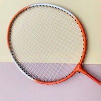Ensemble de raquettes de badminton en alliage de fer léger de qualité supérieure, durable pour adultes et étudiants, design léger de 350 g