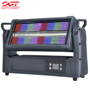 Projecteur LED Stroboscopique Mobile Étanche 600W avec Effet de Chasse RGB Blanc et Contrôle DMX512 pour Scène Live, Célébrations et Événements Techniques - Product Image 2