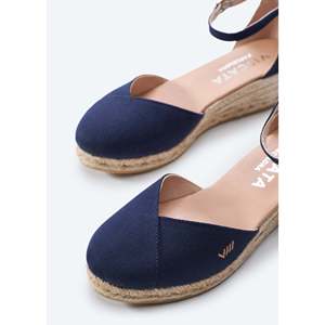 Sandali con zeppa in tela espadrillas Formiga - Product Image 3