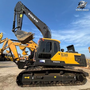 Excavatrice Volvo EC240 d'occasion, 24 tonnes, godet de 1,2 m³, marque suédoise d'origine, grande excavatrice sur chenilles, faible nombre d'heures, certifiée CE - Product Image 3
