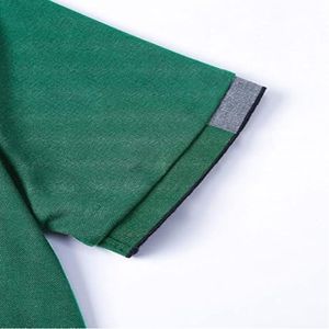 POLO de verano para hombre, camiseta transpirable con decoración de cremallera, camisetas de Polo de manga corta bordadas - Product Image 3