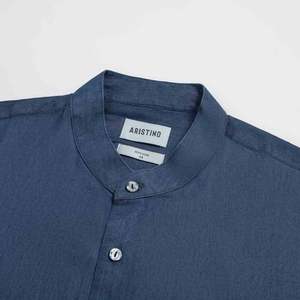 Aristino Brezza, camisas de vestir transpirables antiarrugas con cuello mandarín para hombre 100% para ALS2110Z, precio al por mayor, producto superior - Product Image 2