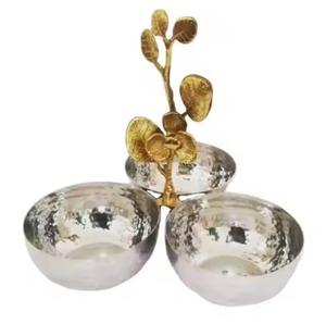 Top Tendance Facile À Nettoyer Design Moderne En Acier Inoxydable Écrou Bol De Fruits Poli À Manger Servir À La Maison Restaurant Hôtel Parties - Product Image 6