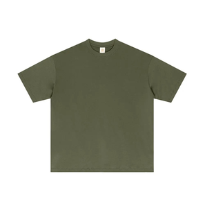 Fast Custom 280gsm 300gsm 320gsm Heavyweight 100% algodón de gran tamaño moda Drop Shoulder hombres camiseta - Product Image 1