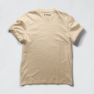 เสื้อยืดเจอร์ซีย์ผ้าฝ้าย 100% ระบายอากาศได้ดี ดีไซน์เรียบ สำหรับสกรีนลาย - Product Image 2