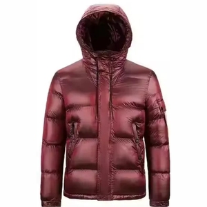 Vestes pour hommes Manteau à bulles d'air Manteau personnalisé en nylon pour hommes Veste extérieure à capuche confortable en coton portable de haute qualité - Product Image 5