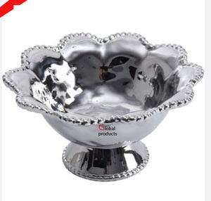 ชามเสิร์ฟของหวานและช็อคโกแลตดีไซน์เนอร์โลหะสีทองสำหรับร้านอาหารของโรงแรมและบาร์ - Product Image 3