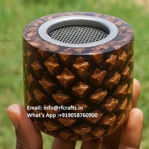 Quemador de Incienso Árabe Artesanal, Quemador de Bakhoor, Éxito de Ventas, Accesorio de Mesa con Forma de Piña de RF Crafts - Product Image 4