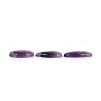 Lot de pierres précieuses en vrac en améthyste violette naturelle, cabochons de formes variées, certifiées Gopika par un tiers, pour la vente en gros de bijoux fins