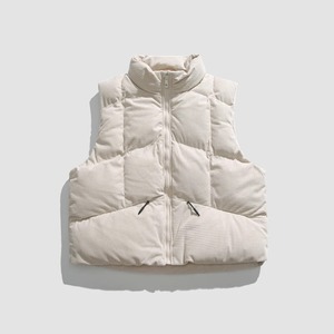 Chaleco Acolchado Sin Mangas para Hombre, Informal, Abrigado para Invierno, con Cuello Grueso, Relleno de Poliéster, Multibolsillos, Logotipo Personalizado, Transpirable - Product Image 3