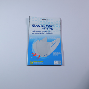 Sac d'emballage de masque facial imprimé personnalisé en plastique avec fermeture éclair et fenêtre transparente-PET/MPET / PE - Product Image 4