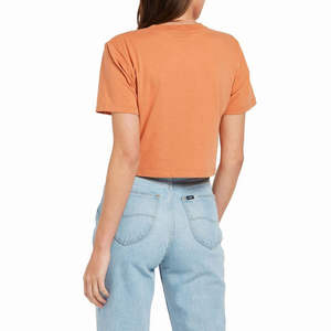 Camisetas Cortas Personalizadas con Gráficos para Mujer, Camisetas Deportivas Personalizadas con Lavado Ácido Vintage de Alta Calidad - Product Image 2