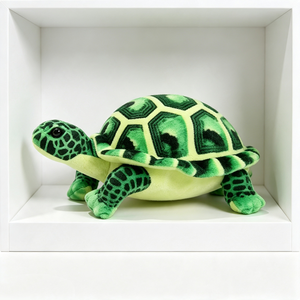 Customized Realistic Green Tortoise Plush <b>Toy</b> with Printed <b>Turtle</b> Shell Pattern Soft Plush Fabric Mesh Lining Birthday Gift - Product Image 5