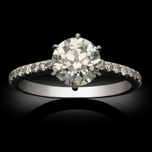 Igi certifié CVD HPHT Lab Grown créé 14k plaqué or massif Solitaire bague en diamant bague de mariage fine pour les fêtes - Product Image 1