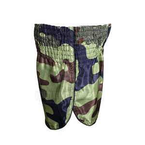 กางเกงมวยไทยขาสั้นผ้านิ่มสำหรับผู้ชายชุดฝึกมวยปล้ำและต่อสู้ - Product Image 2