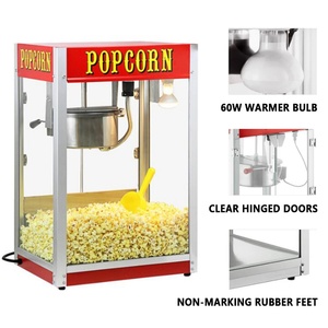 Machine à Popcorn Commerciale Électrique de Comptoir en Acier Inoxydable Rouge 53x45x65cm pour Bars à Snacks - Product Image 3