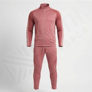 Vente flash Ensemble de survêtement tactique personnalisé pour homme, style décontracté deux pièces, décoration en dentelle, polyester et nylon, vêtements de sport pour la salle de sport - Product Image 1