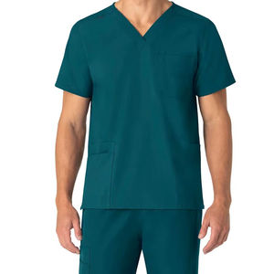 Elástico Jogger Scrub Sets Uniforme Elegante Enfermera Scrub Jogger Conjuntos Uniforme Personalizado Enfermera Scrubs Uniformes Conjuntos Slim Fit - Product Image 1