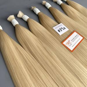 Top Qualité Prix De Gros Non Transformés Double Dessiné Vierge Blonde En Vrac Extensions de Cheveux 100% Raw Remy Cheveux Humains Du Vietnam - Product Image 5