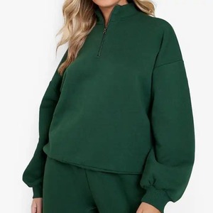 Survêtements de sport avec logo brodé sur mesure Survêtements en mohair de haute qualité Pantalons de survêtement et sweat à capuche pour femmes Ensemble 2026 - Product Image 4