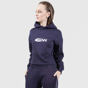 Sweatshirts à capuche en coton surdimensionnés Sweatshirts à capuche pour femmes Sweatshirts à capuche décontractés Cropped Streetwear Winter Sportswear - Product Image 3