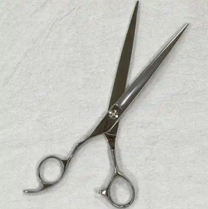 Ciseaux pour animaux de compagnie ensemble d'outils de toilettage décoration ciseaux à cheveux ciseaux incurvés droits chien Teddy caniche outils de coupe de cheveux - Product Image 3