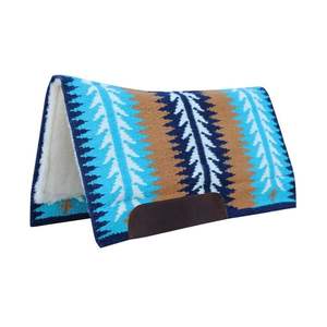 Selle de dressage en laine personnalisable de qualité supérieure faite à la main, rembourrage en polyester, intérieur en tissu doux, pour l'équitation quotidienne, fabriquée en Inde - Product Image 1