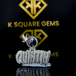 เครื่องประดับฮิปฮอป เงินแท้ 925 ประดับเพชรโมอิสซาไนต์ แบบ Iced Out จี้โมอิสซาไนต์สั่งทำพิเศษ - Product Image 4