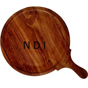 Planche à découper pour fruits légumes ou pizza Planche à découper en bois d'acacia pour ustensiles de cuisine design unique personnalisé - Product Image 1