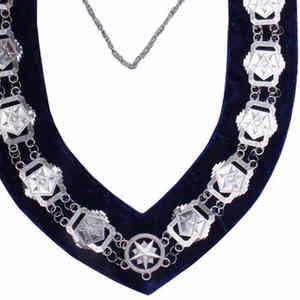 Servicio OEM grados masónicos collares de cadena Color azul Masonic Regalia Craft collares de cadena masónica - Product Image 4