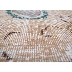 พรมขนสัตว์ถักมือลายดอกไม้สไตล์วินเทจ สีเบจ-น้ำตาล รูปทรงสี่เหลี่ยมผืนผ้า สำหรับบ้าน ห้องนั่งเล่น ทางเดิน สำหรับวัยรุ่น-Pae-2384 - Product Image 3