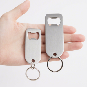 Servicio de mecanizado Cnc Fábrica Personalizada Padrinos DE BODA Regalos Acero inoxidable Grabado con láser Abridor de botellas de polipiel - Product Image 1