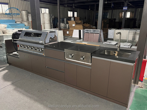Fournisseur de cuisine conçoit un barbecue, une cuisine de <span class=keywords><strong>camping</strong></span> en plein air et un ensemble de cuisine en acier inoxydable avec armoire - Product Image 2