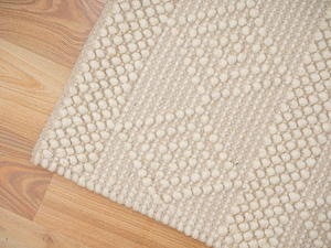High Quality Woolen Room Decor Handwoven <b>Boho</b> <b>Rug</b> with Plush Pile Height Tufted Woven Cotton for Your Home's Touch of Elegance - Product Image 6