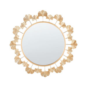 High Quality Gold Finish Aluminium <b>Decorative</b> <b>Wall</b> <b>Mirror</b> Style Handmade Metal Frame Honeycomb Accent <b>Mirror</b> For Home Decor - Product Image 2