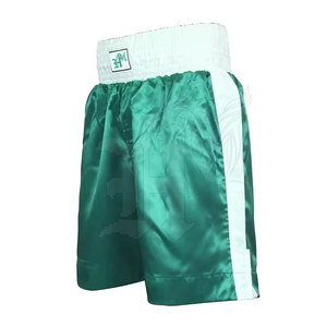Shorts de boxe sur mesure de haute qualité, 100% polyester, respirants, séchage rapide, logo frontal sans couture, couleur et taille personnalisables pour hommes - Product Image 3