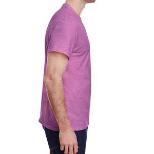 Camiseta deportiva de Color sólido para hombre, camiseta de entrenamiento transpirable ajustada para gimnasio, correr, deportes, ropa deportiva, camiseta de verano - Product Image 2