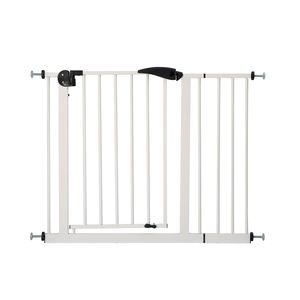 Haute qualité réglable en plastique acrylique bébé porte de sécurité métal renfort blanc Protection complète pour portes escaliers - Product Image 4