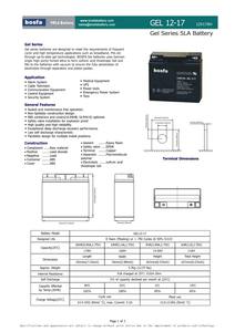 GEL12-17 12v17ah <span class=keywords><strong>batterie</strong></span> au plomb scellée <span class=keywords><strong>12v</strong></span> <span class=keywords><strong>17ah</strong></span> <span class=keywords><strong>batterie</strong></span> gel pour lampadaires solaires - Product Image 2
