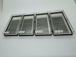 Extensiones de Pestañas Preformadas Spike Lash, Color Negro Natural Mate, Fibra Sintética PBT Coreana Suave, Curvaturas CC/DD/M/L, Venta al Por Mayor - Product Image 6