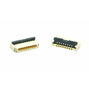 Conectores FFC FPC ZFPC SMT RA EZon Bk-Flip de ángulo recto de 2 filas 1H 4~60 pines, aleación de cobre con acabado en estaño, 858DXXG1X-42_0.5ph, en rollo - Product Image 1