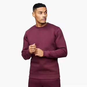 2025 unisexe Vintage pull sweat personnalisé en gros brodé rue porter votre propre Logo solide motif hiver de haute qualité - Product Image 5