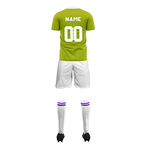 Ensembles de vêtements de sport unisexes légers, hauts et t-shirts, meilleur design, impression de logo personnalisé, tenue de football, uniforme de football en solde - Product Image 2