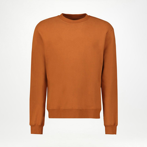 เสื้อพูลโอเวอร์ผ้าฟลีซคอโอ แขนยาว สำหรับเล่นกีฬาในฤดูหนาว สีพื้น ย้อมสีเรียบ ปักโลโก้ตามสั่ง พิมพ์ลายสกรีน ผ้าฝ้าย 100% - Product Image 6