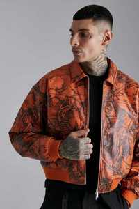 Blouson Bomber d'Hiver Personnalisé OEM ODM pour Homme en Polyester, Coupe-Vent, à Capuche, Col Montant, Anti-UV, Respirant, Sportif et Confortable - Product Image 3