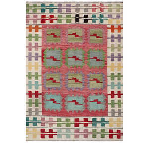 พรมกิลิม ไมมาณา อัฟกานิสถาน ขนาด 246 x 175 ซม. ชุดพรมปูพื้น - Product Image 1